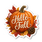 Fall Phrases Vinyl Sticker