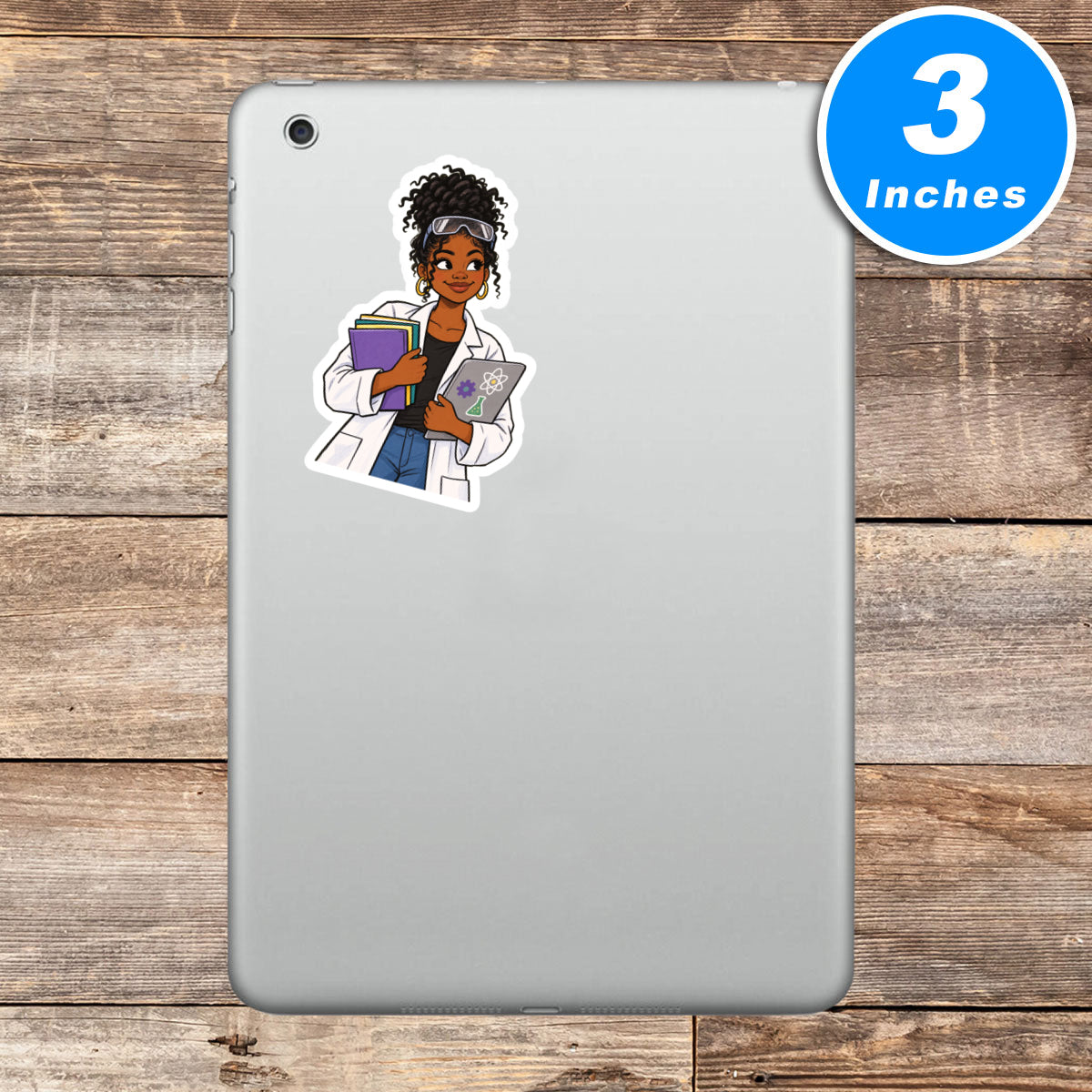 Black Women In Stem Stickers Vinyl Stickers