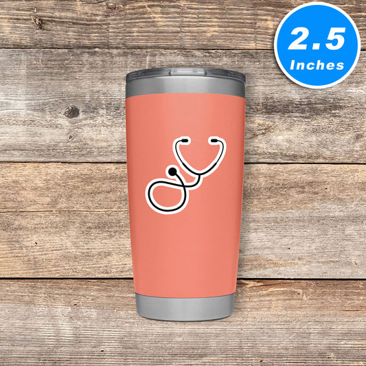 Stethoscope Medical Doctor Vinyl Stickers