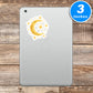 Celestial Moon And Stars Stickers Vinyl Stickers