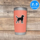 Dog Silhouette Vinyl Stickers