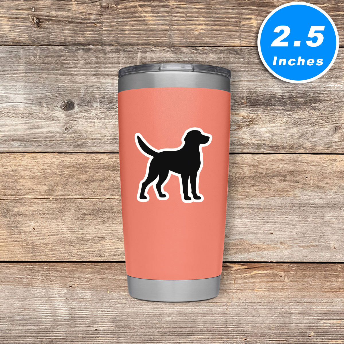 Dog Silhouette Vinyl Stickers