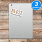 Nurse Love Inspire Heal Vinyl Stickers