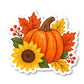 Fall Decorations Vinyl Sticker