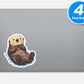 Sea Otter Stickers Vinyl Stickers