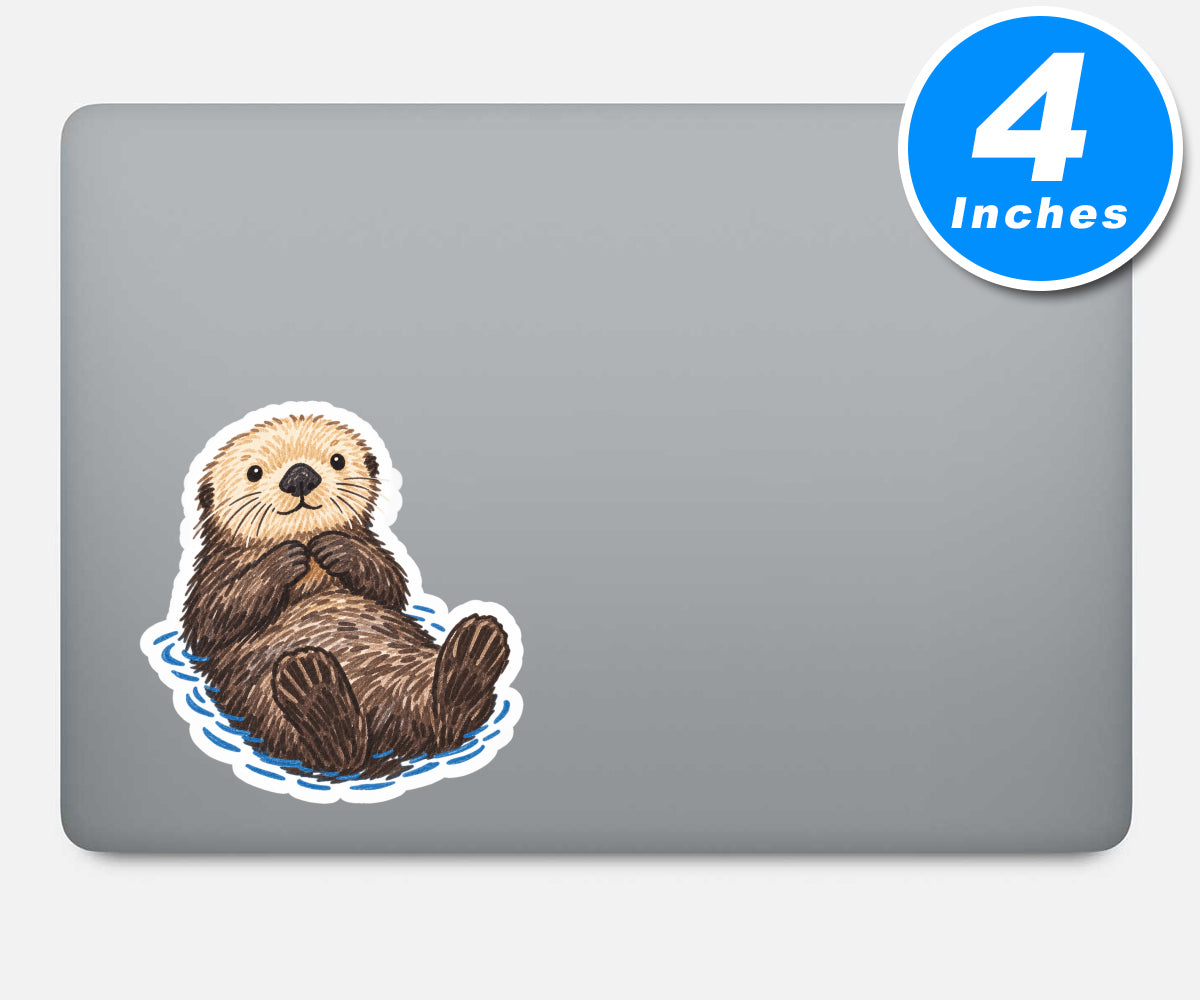 Sea Otter Stickers Vinyl Stickers