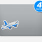 Airplane Sticker Vinyl Stickers