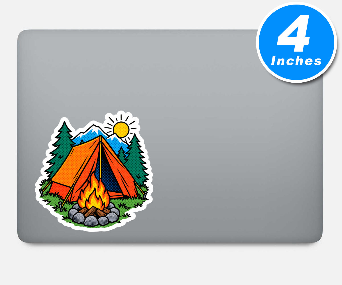 Camping Stickers Vinyl Stickers