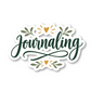 Journaling Vinyl Sticker