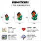 Black Mermaid Stickers Vinyl Stickers
