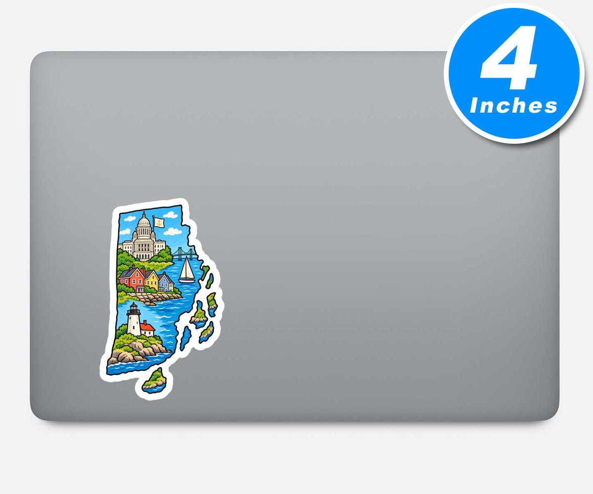 Rhode Island Vinyl Stickers
