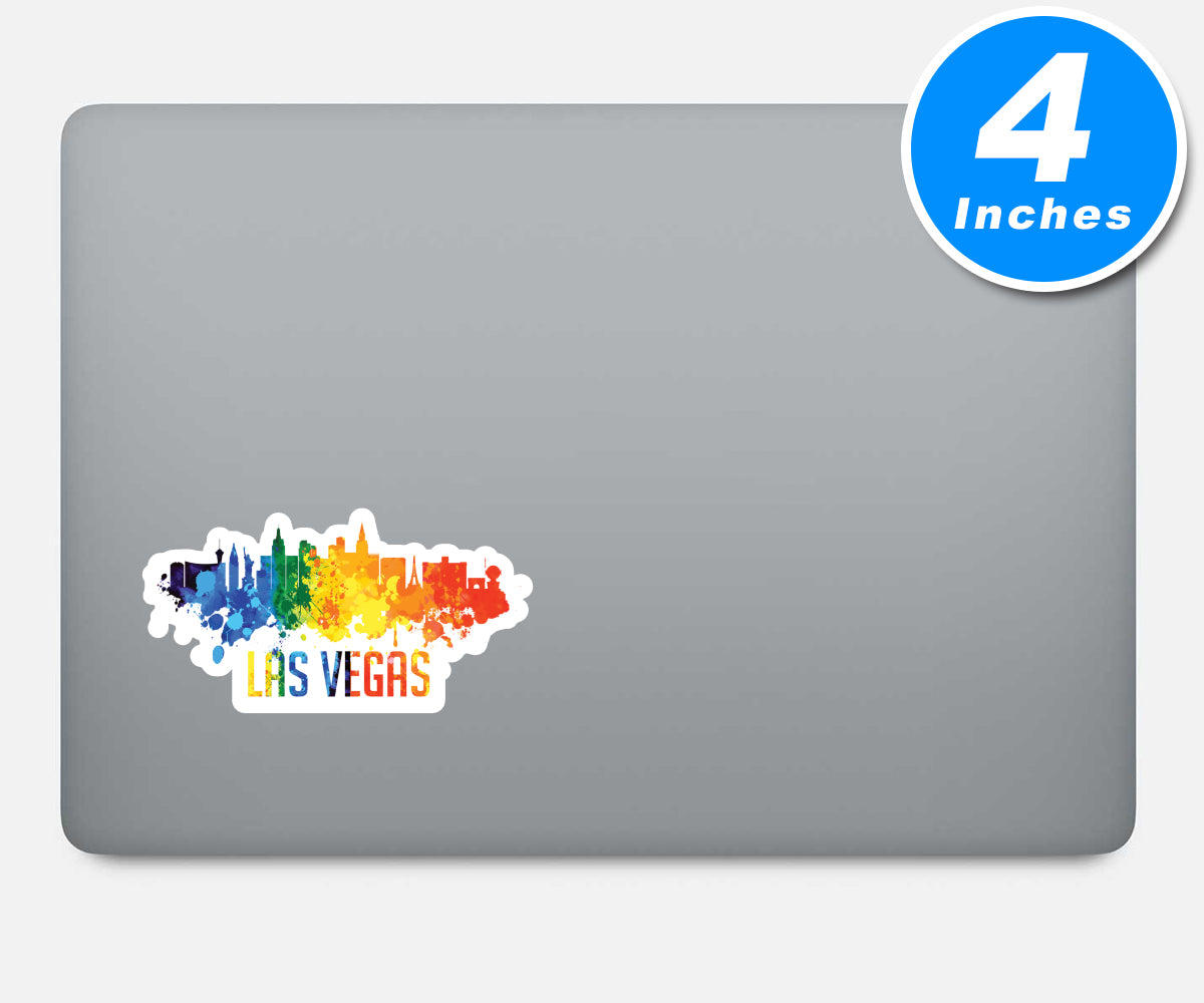 Las Vegas City Skyline Vinyl Stickers