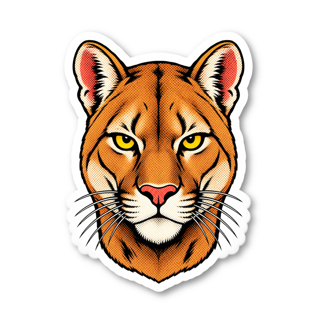 Cougar Sticker For Car Vinyl Sticker