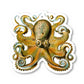 Vintage Octopus Vinyl Sticker