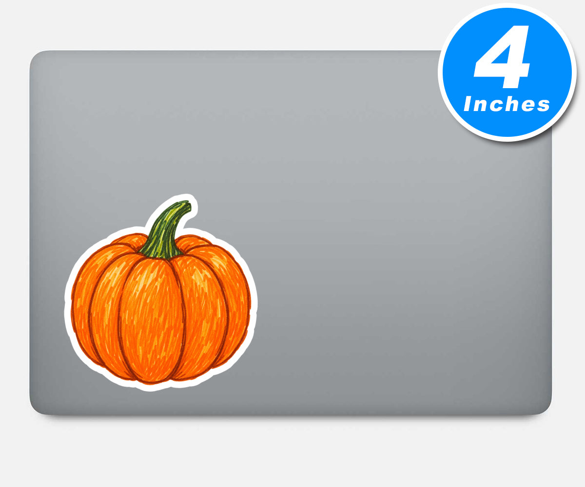 Pumpkin Vinyl Stickers