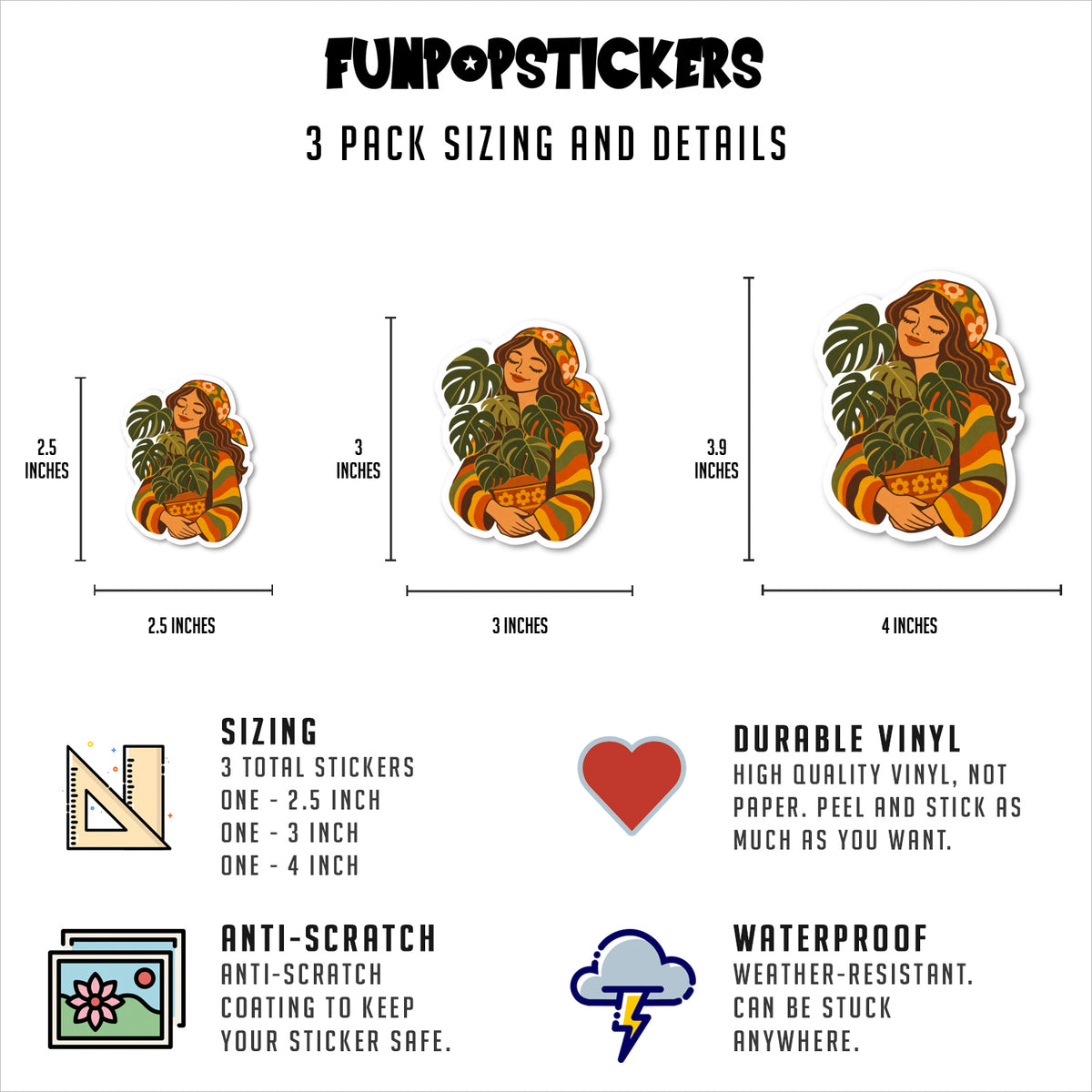 Plant Lover Stickers Vinyl Stickers
