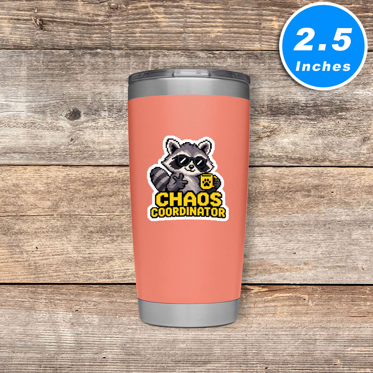 Chaos Coordinator Quote Vinyl Stickers