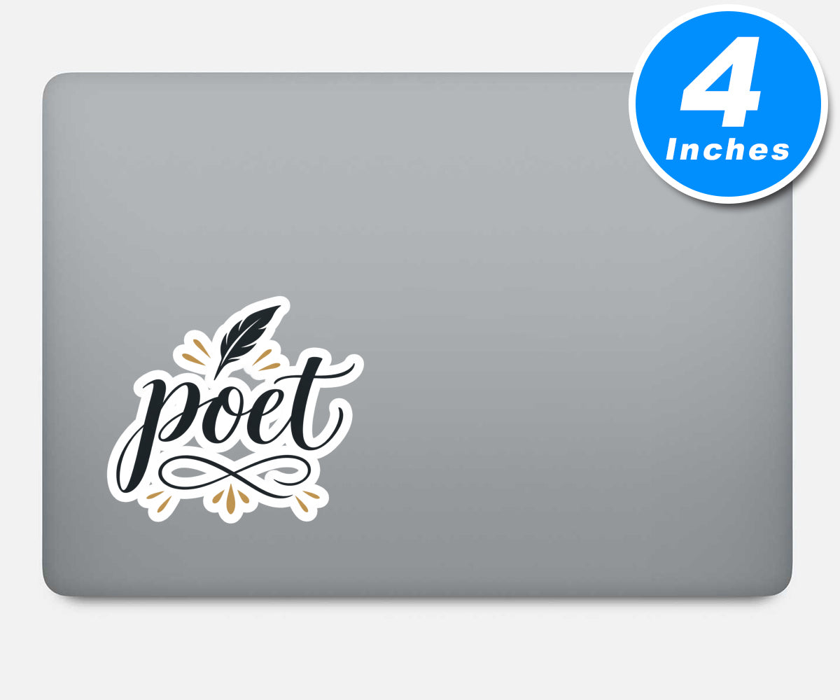Poet Vinyl Stickers