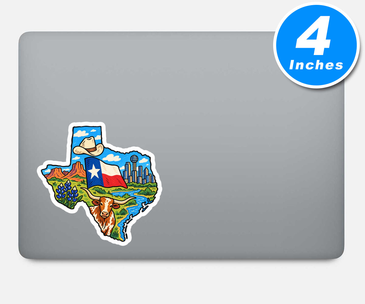Texas Vinyl Stickers