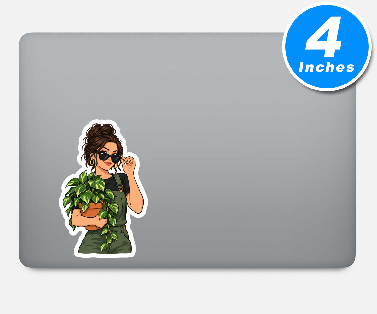 Sassy Plant Mom Sticker Vinyl Stickers