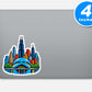 Chicago Sticker Vinyl Stickers