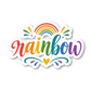 Rainbow Vinyl Sticker