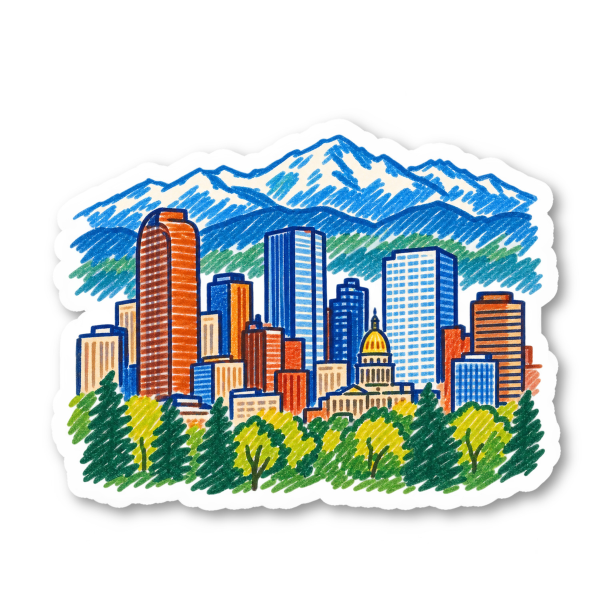 Denver Vinyl Sticker