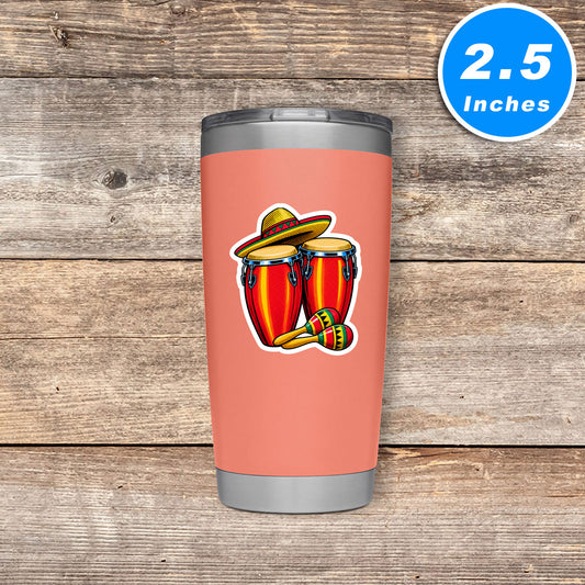 Latin Music Vinyl Stickers