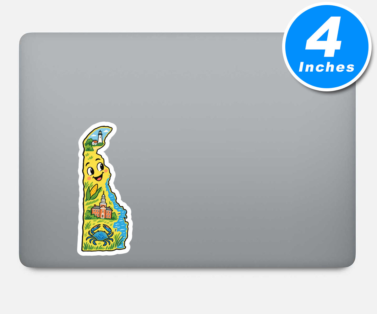 Delaware Vinyl Stickers