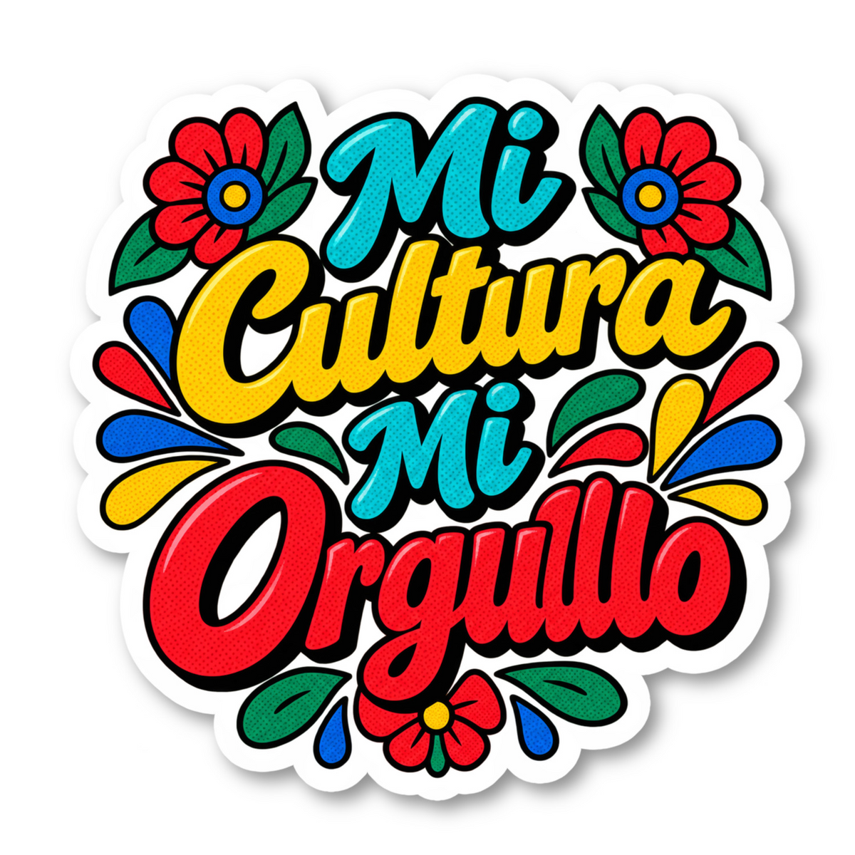 Mi Cultura Mi Orgullo Sticker Vinyl Sticker