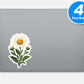 Vintage Botanical Flower Stickers Vinyl Stickers