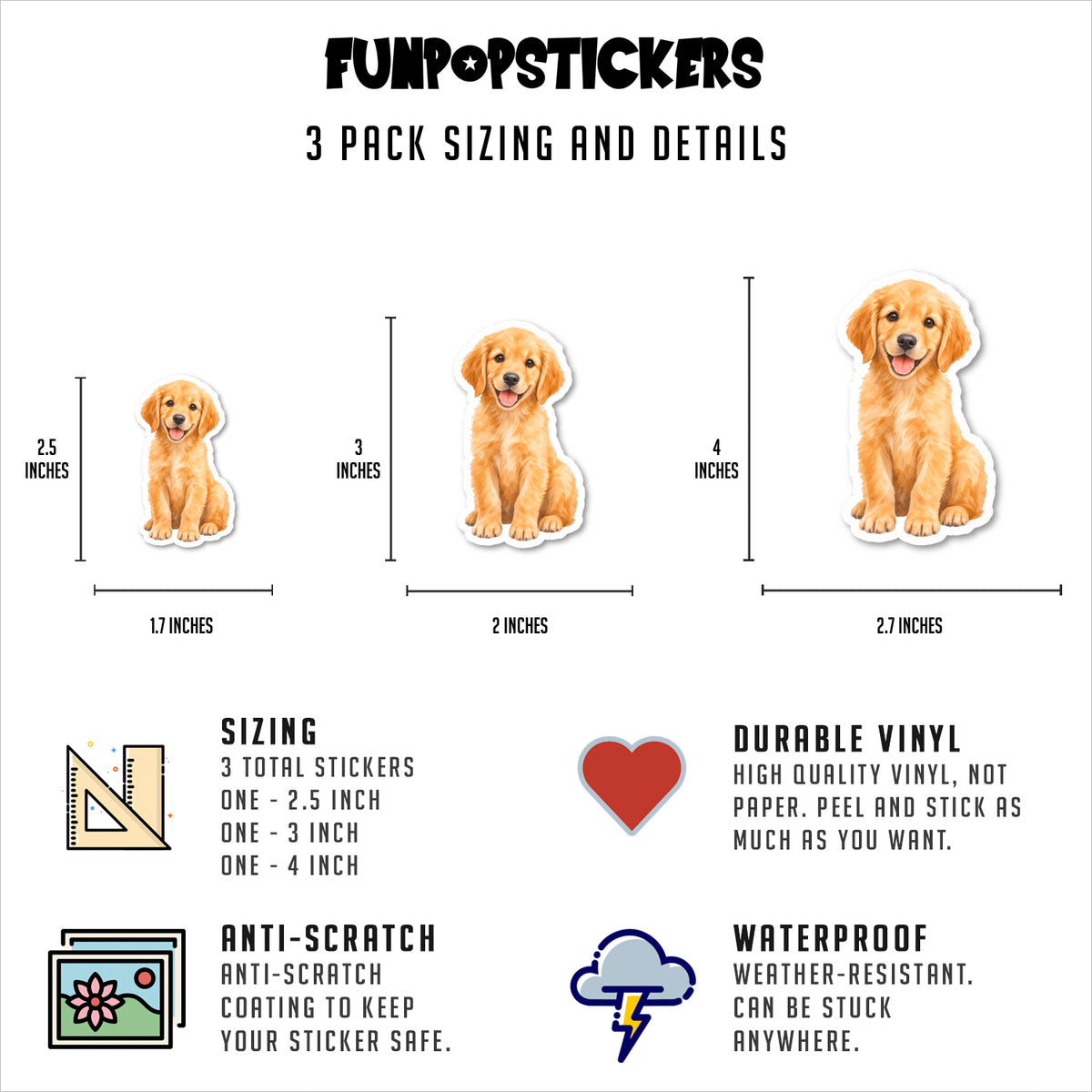 Dog Stickers Vinyl Stickers