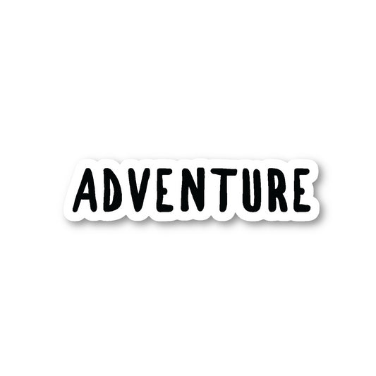 Adventure Vinyl Sticker