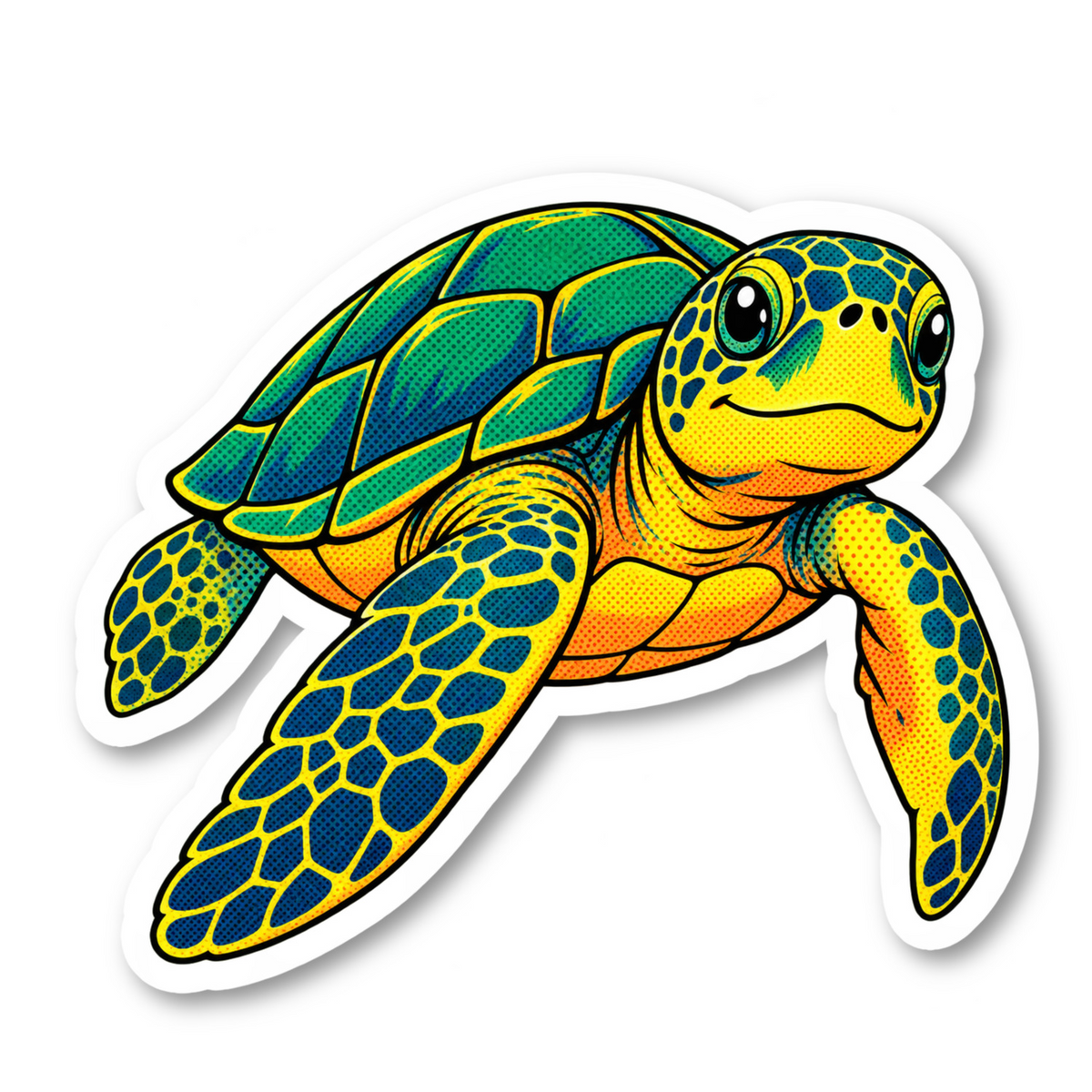 Turtle Stickers Vinyl Sticker
