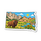 South Dakota Vinyl Sticker