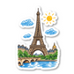Paris Vinyl Sticker