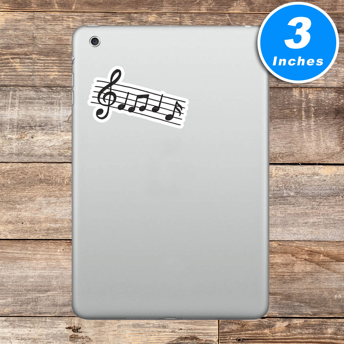 Musical Staff Sticker Vinyl Stickers
