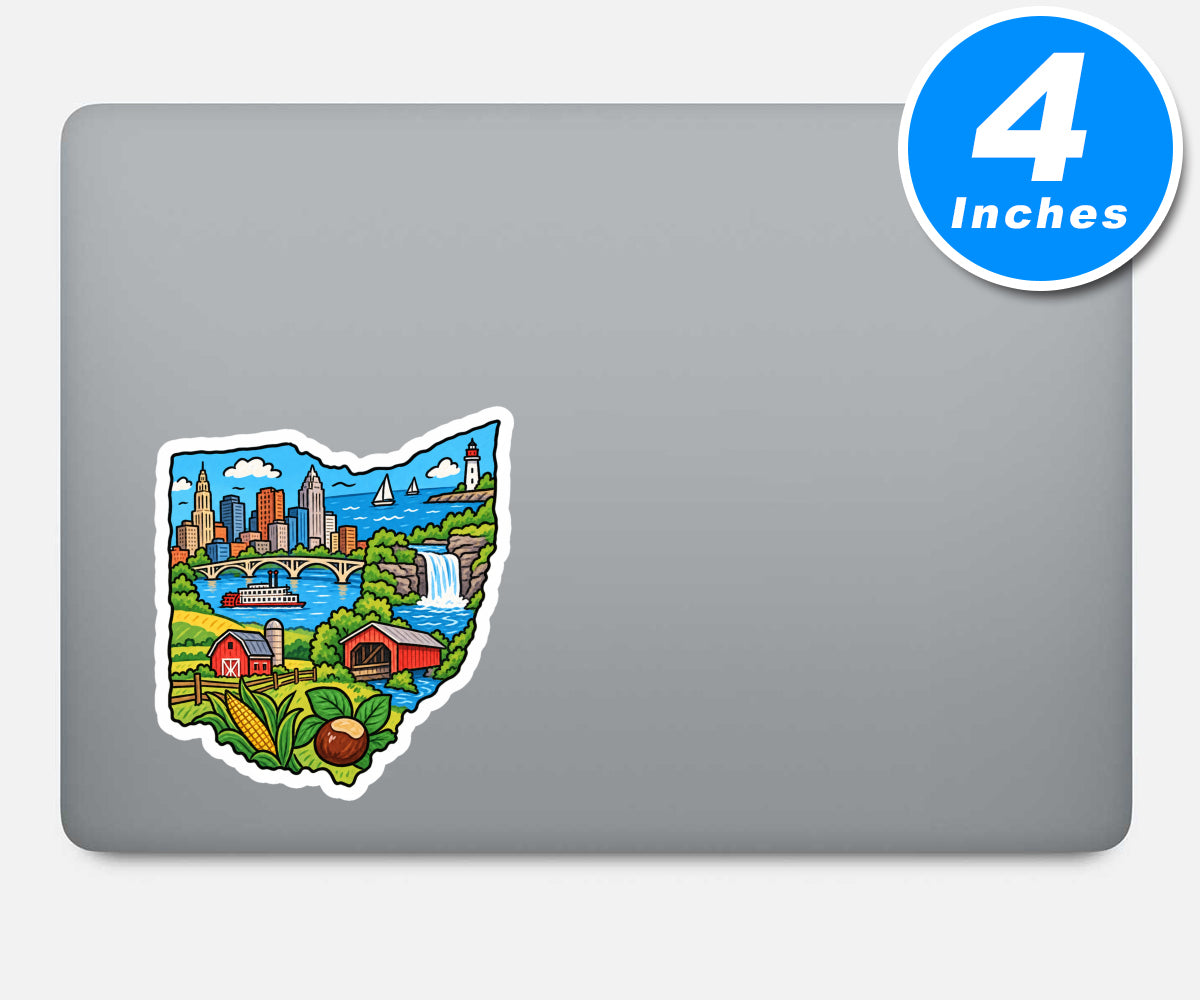 Ohio Vinyl Stickers