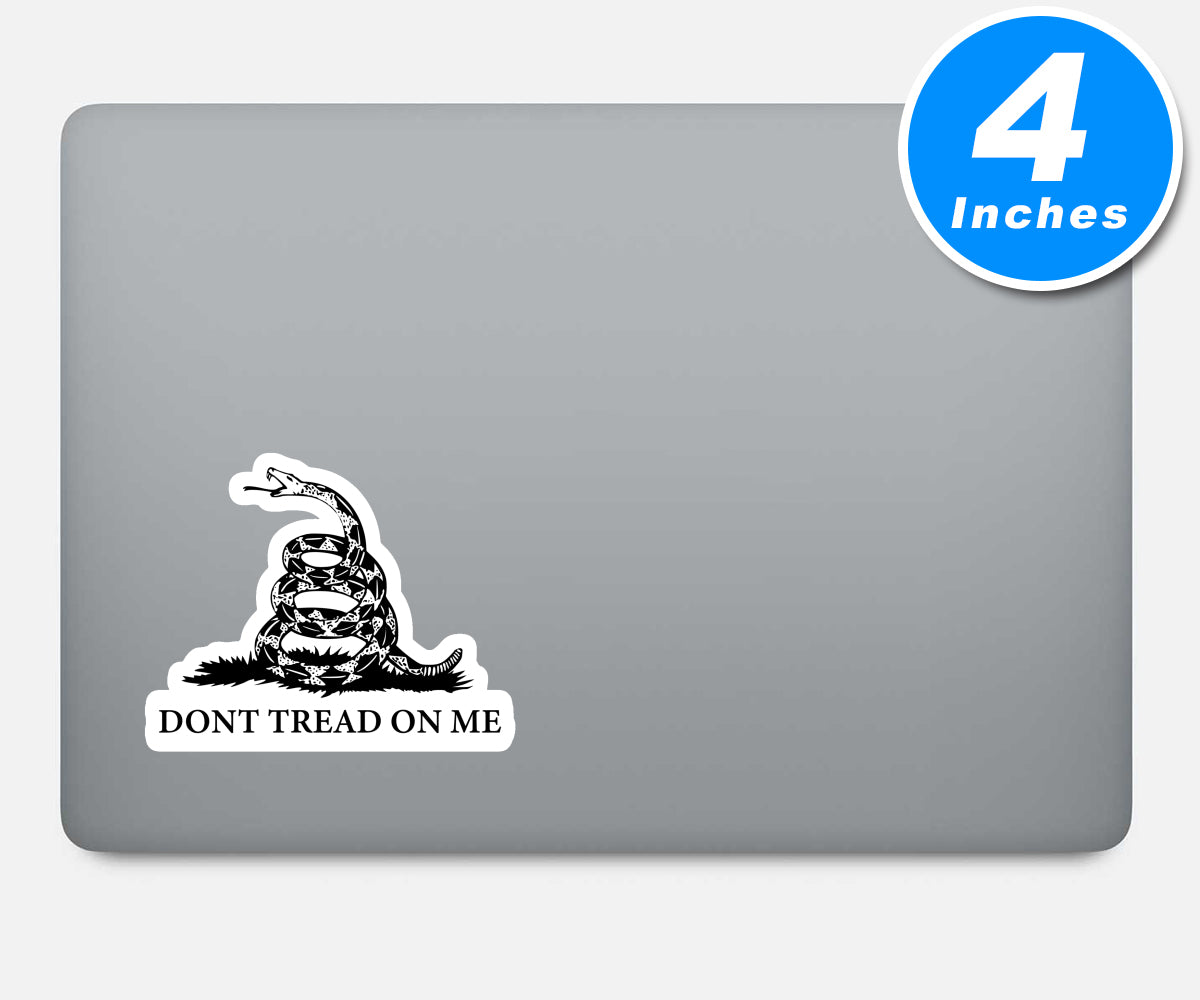 Dont Tred On Me Gadsen Snake Vinyl Stickers