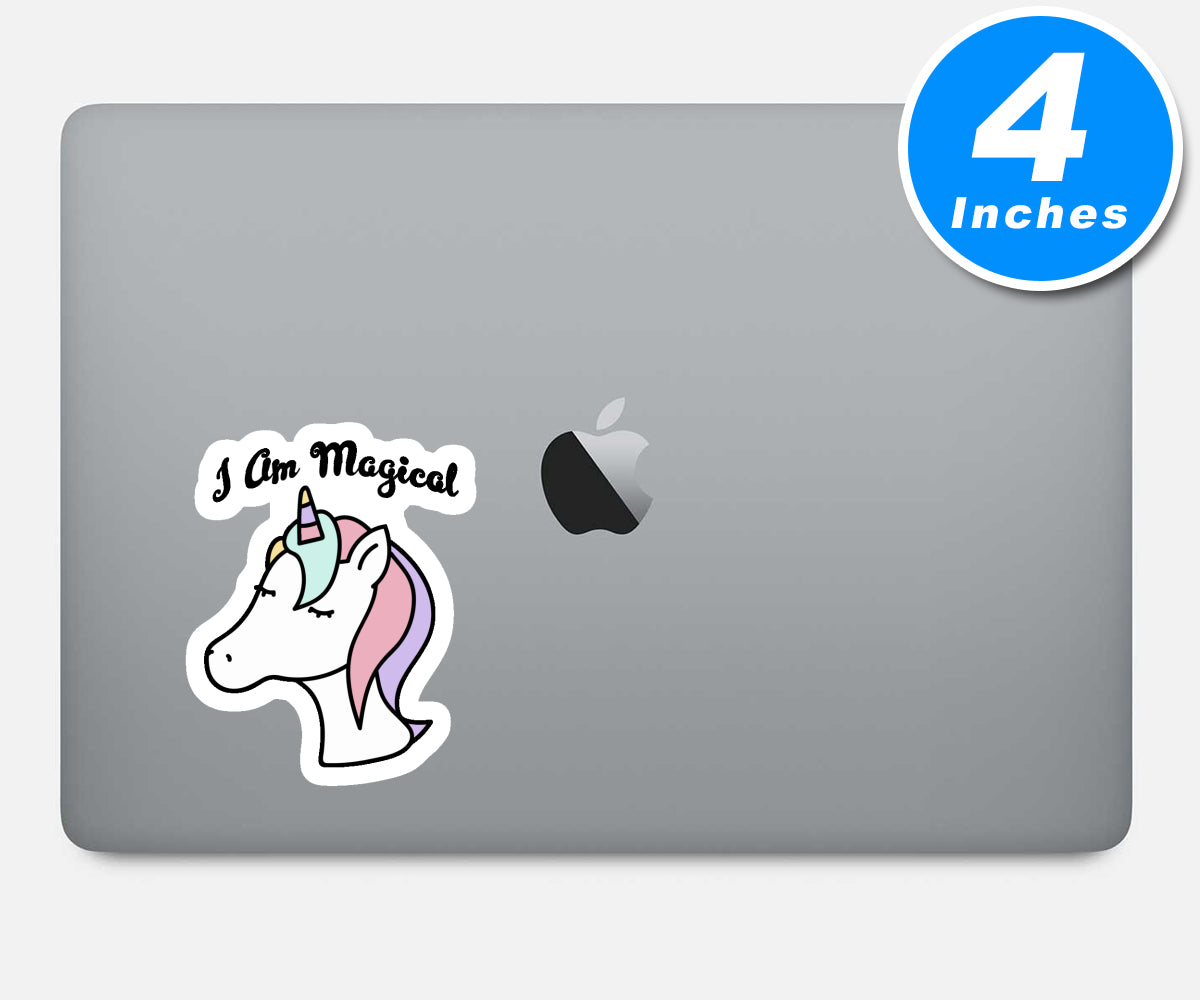 I Am Magical Unicorn Vinyl Stickers
