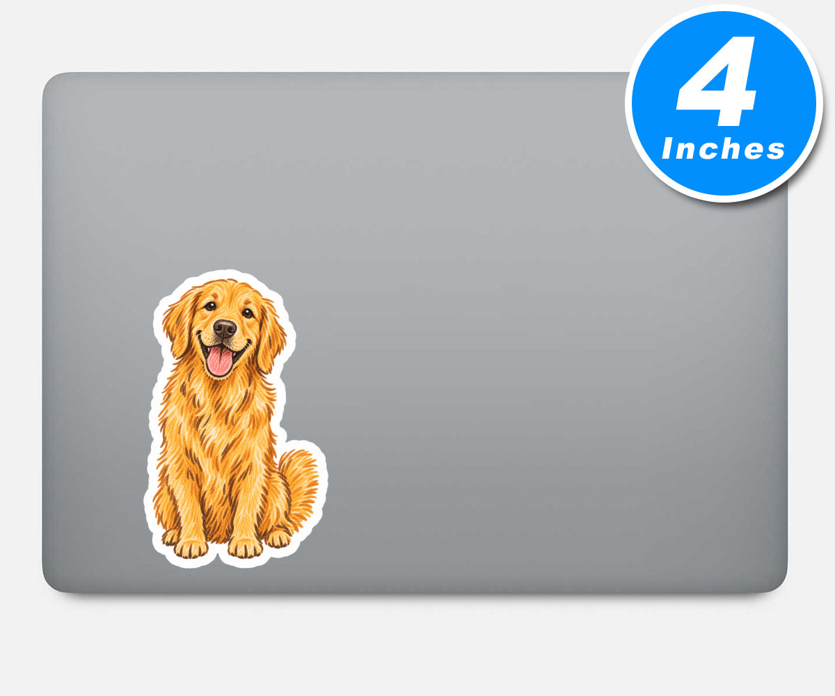 Golden Retriever Stickers Vinyl Stickers