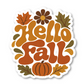 Fall Phrases Vinyl Sticker