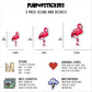 Flamingo Decals Vinyl Stickers