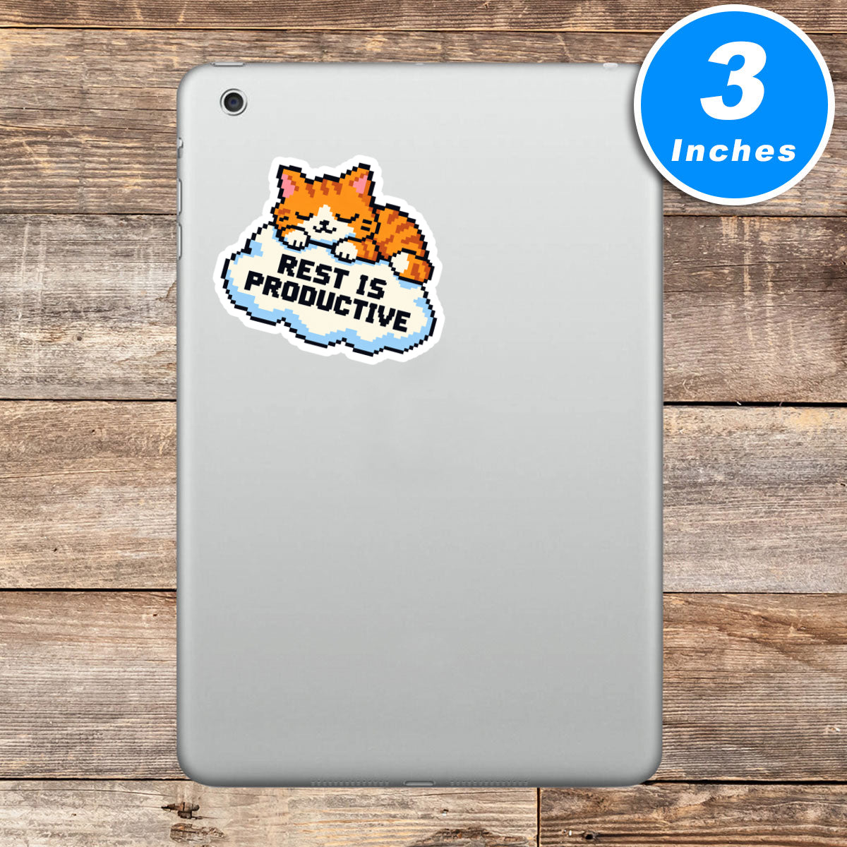 Rest Is Productive Quote Vinyl Stickers