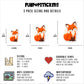 Fox Stickers Vinyl Stickers