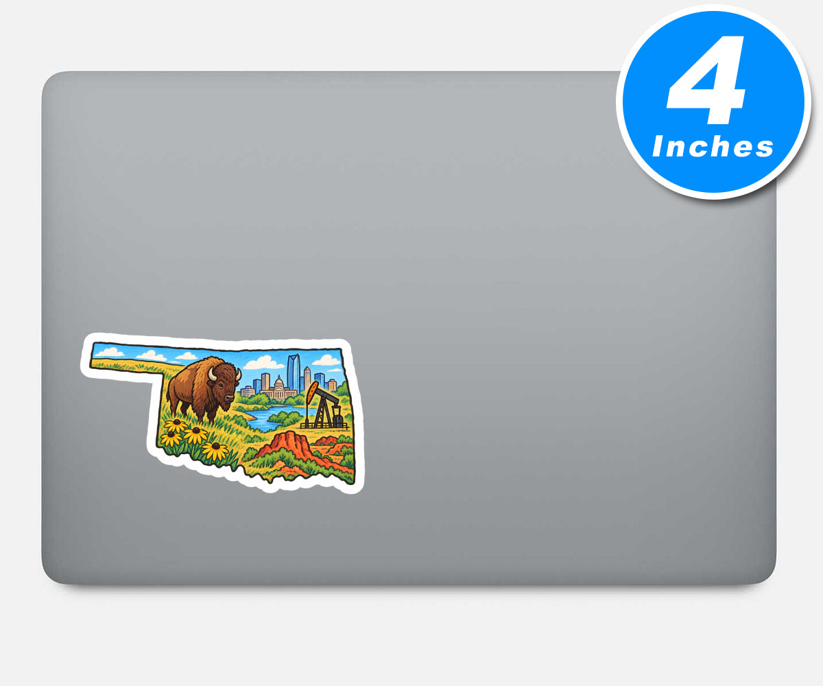 Oklahoma Vinyl Stickers