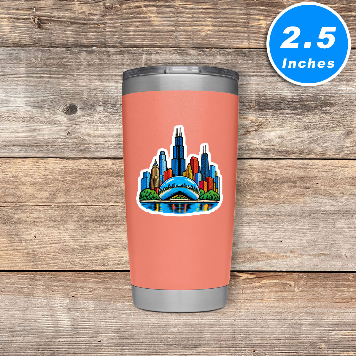 Chicago Sticker Vinyl Stickers