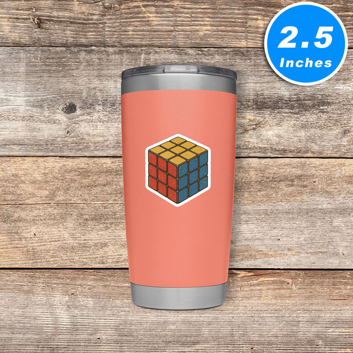 Rubiks Cube Vinyl Stickers