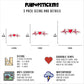 Heartbeat Line Vinyl Stickers