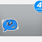 Leaving You On Read Text Message Bubble Vinyl Stickers